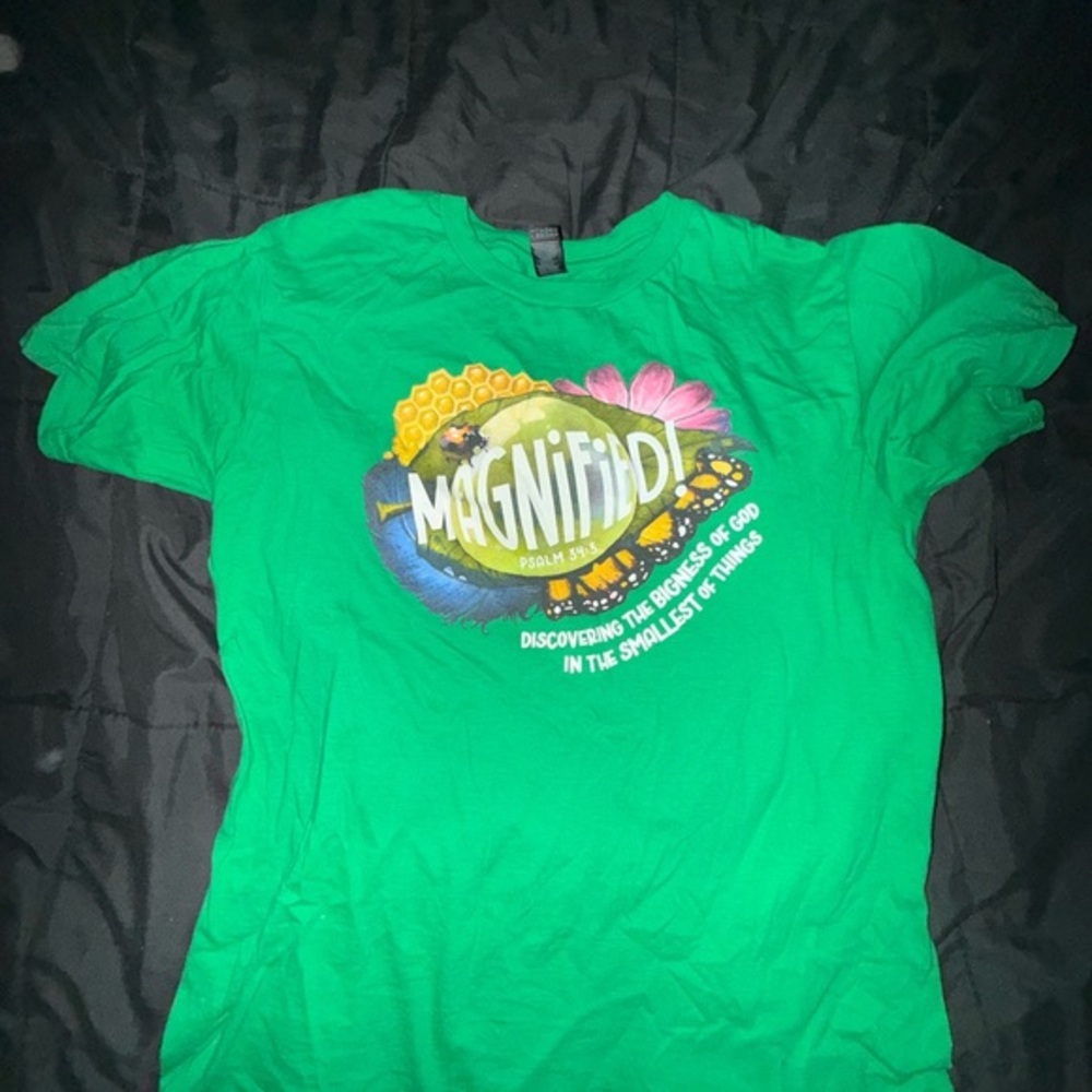 Gildan Kids' Green Graphic Tee